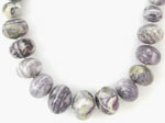 purple crazy lace agate gemstone necklace