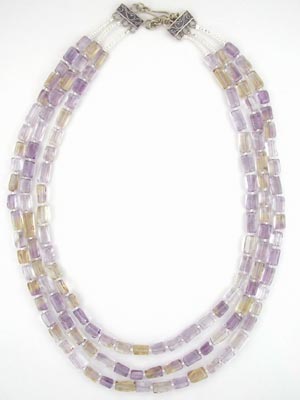 ametrine gemstone necklace