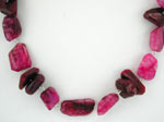 ruby and moonstone gemstone necklace