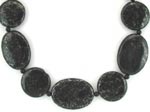 black onyx with pyrite necklace