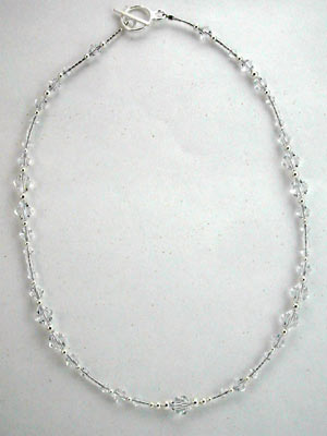 Swarovski crystal beaded necklace