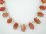 handmade sunstone necklace