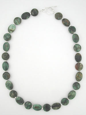 genuine emerald necklace