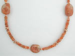 sunstone beaded necklace