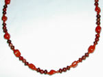Poppy and Red Jasper Necklace