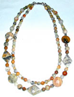 Crazy Lace Agate Jewelry Set