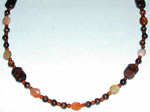 Carnelian and Tiger Eye Necklace