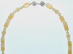 Pineapple Calcite Gemstone Necklace