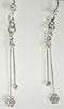 Swarovski Silver Flower Earrings