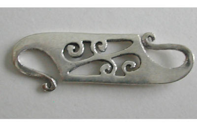 Sterling Silver S Hook Clasp #193