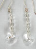 Swarovski crystal heart earrings