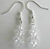 Swarovski crystal bicone earrings