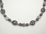 amethyst and lepidolite necklace