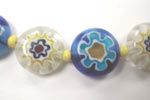 glass flower necklace close