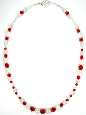 siam and quartz necklace