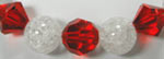 light siam crystal and cracked quartz