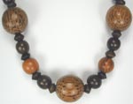 big wood necklace