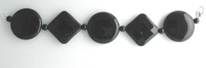 black onyx beaded btacelet