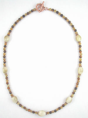 yellow tiger eye gemstone necklace
