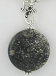 silver scale detachable pendant