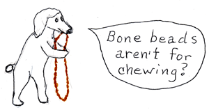 Coquette chewing bone