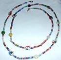 Multicolor millefiori necklace