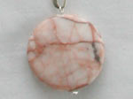 Pink Coin Pendant 