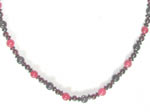 garnet-rubylite-amethyst necklace