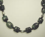 jasper and tree agate necklace