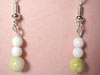 lemon jade earrings