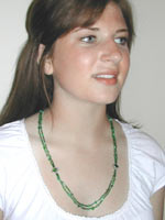 green seedbead necklace