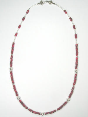 natural ruby necklace